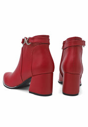 Botín Dama Rojo Tellenzi 021