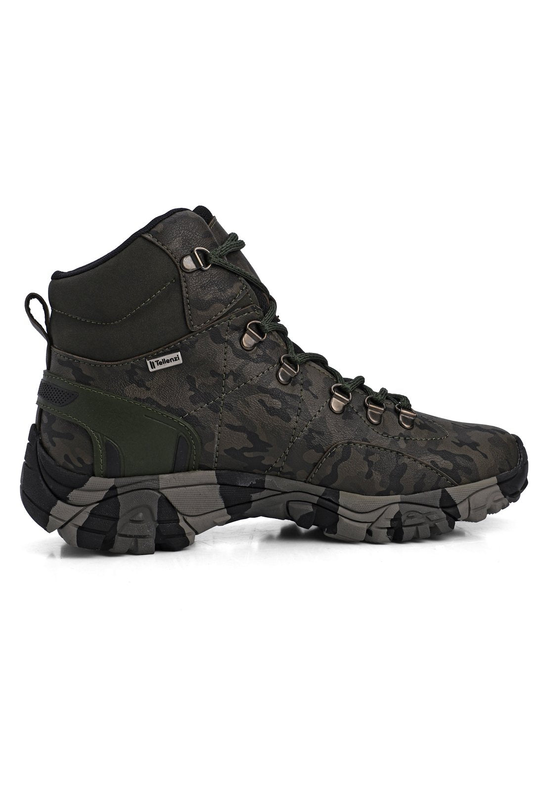 Bota Hombre Outdoor Verde Tellenzi 11200