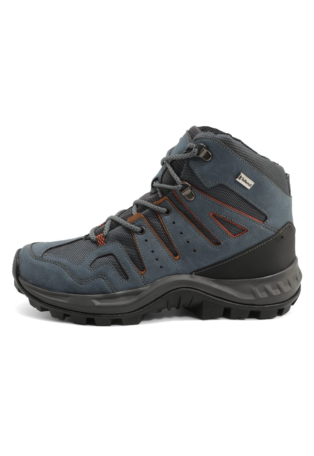 Bota Hombre Outdoor Azul Tellenzi 2324