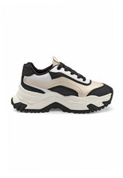 Tenis Dama Negro-Beige Tellenzi 4577