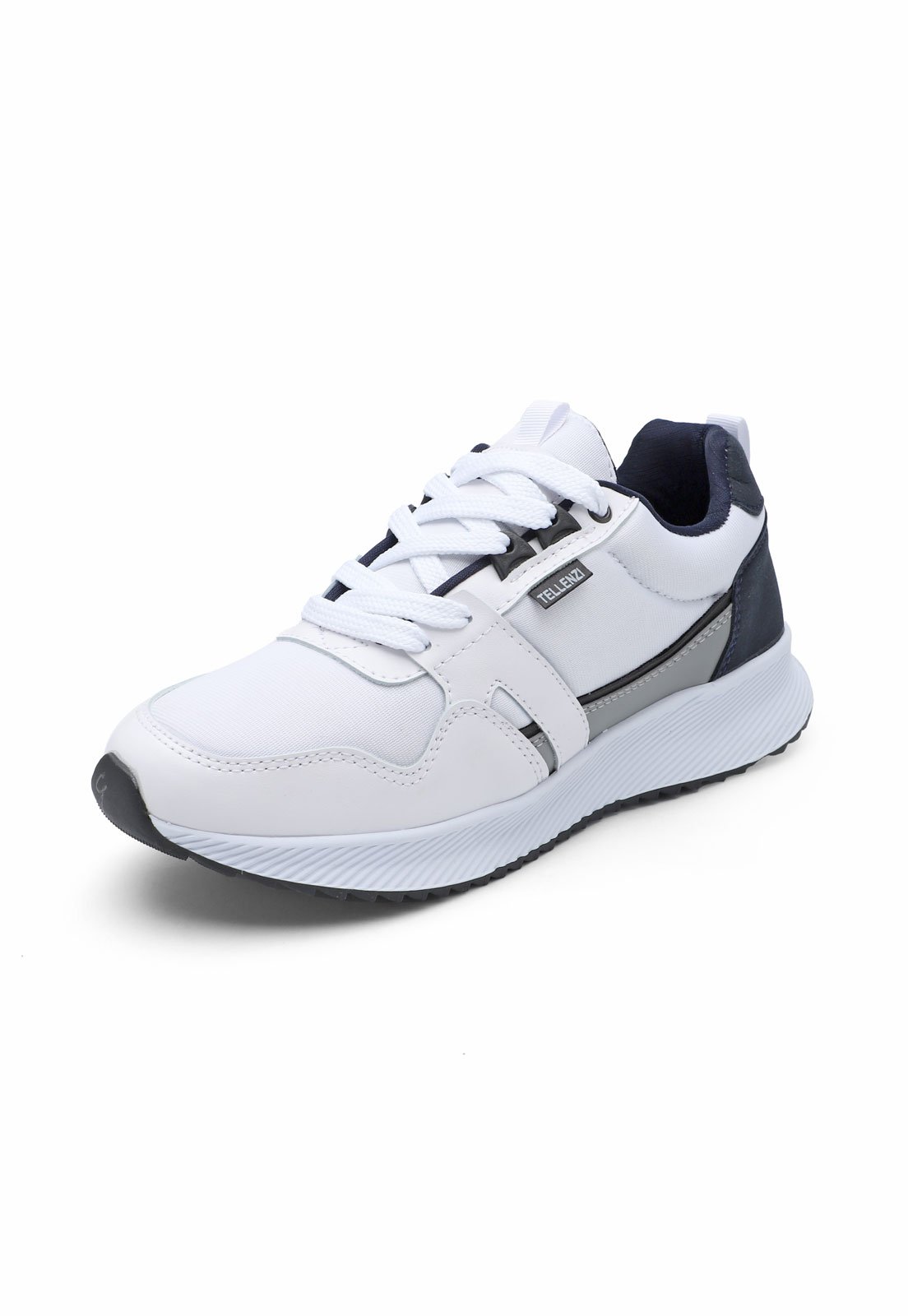 Tenis Hombre Blanco-Azul Tellenzi 448