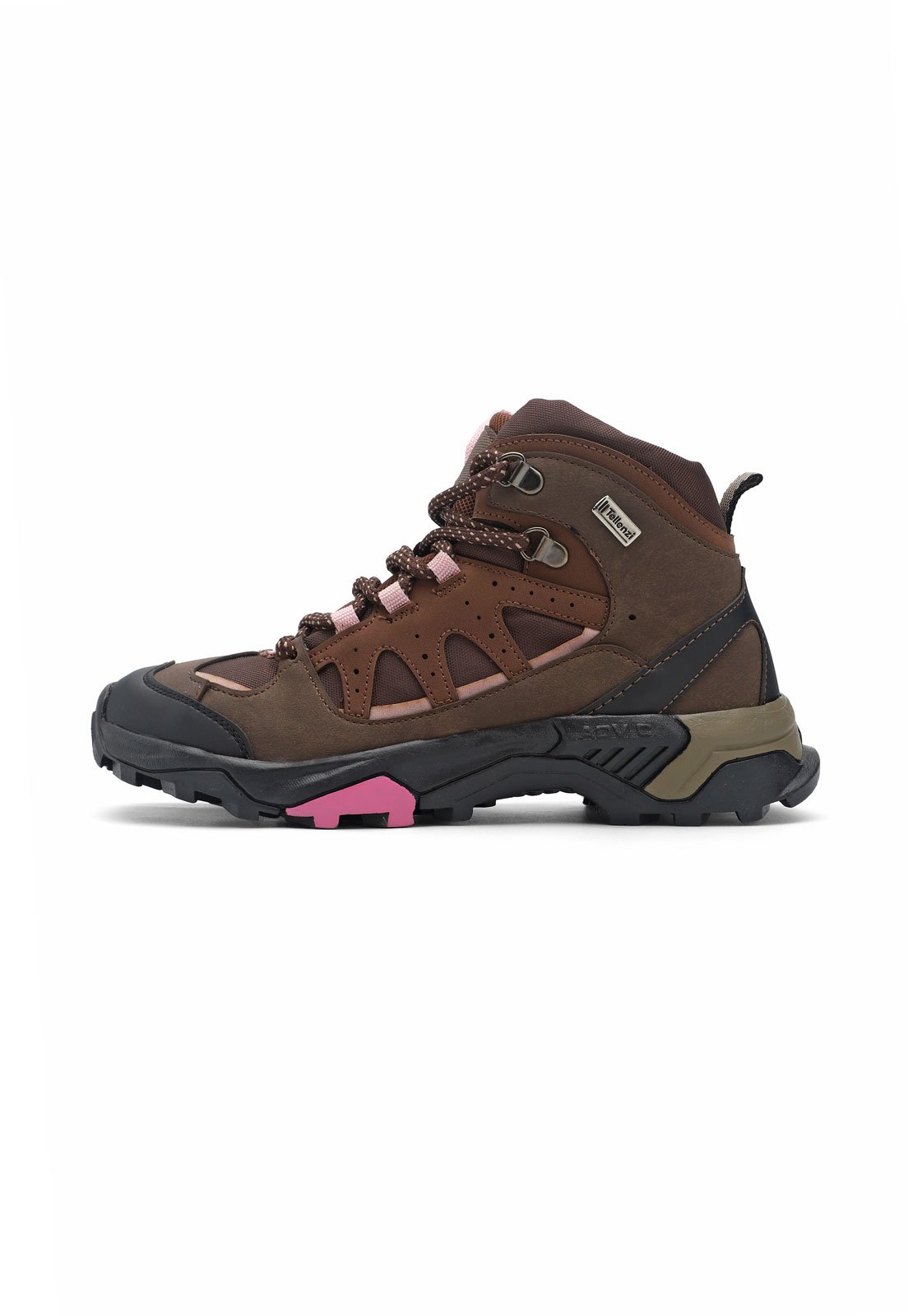 Bota Dama Outdoor Marron-Rosa Tellenzi 2353