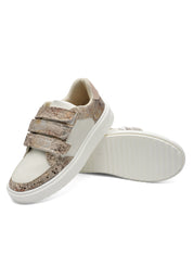 Tenis Dama Marfil-Oro Tellenzi S48