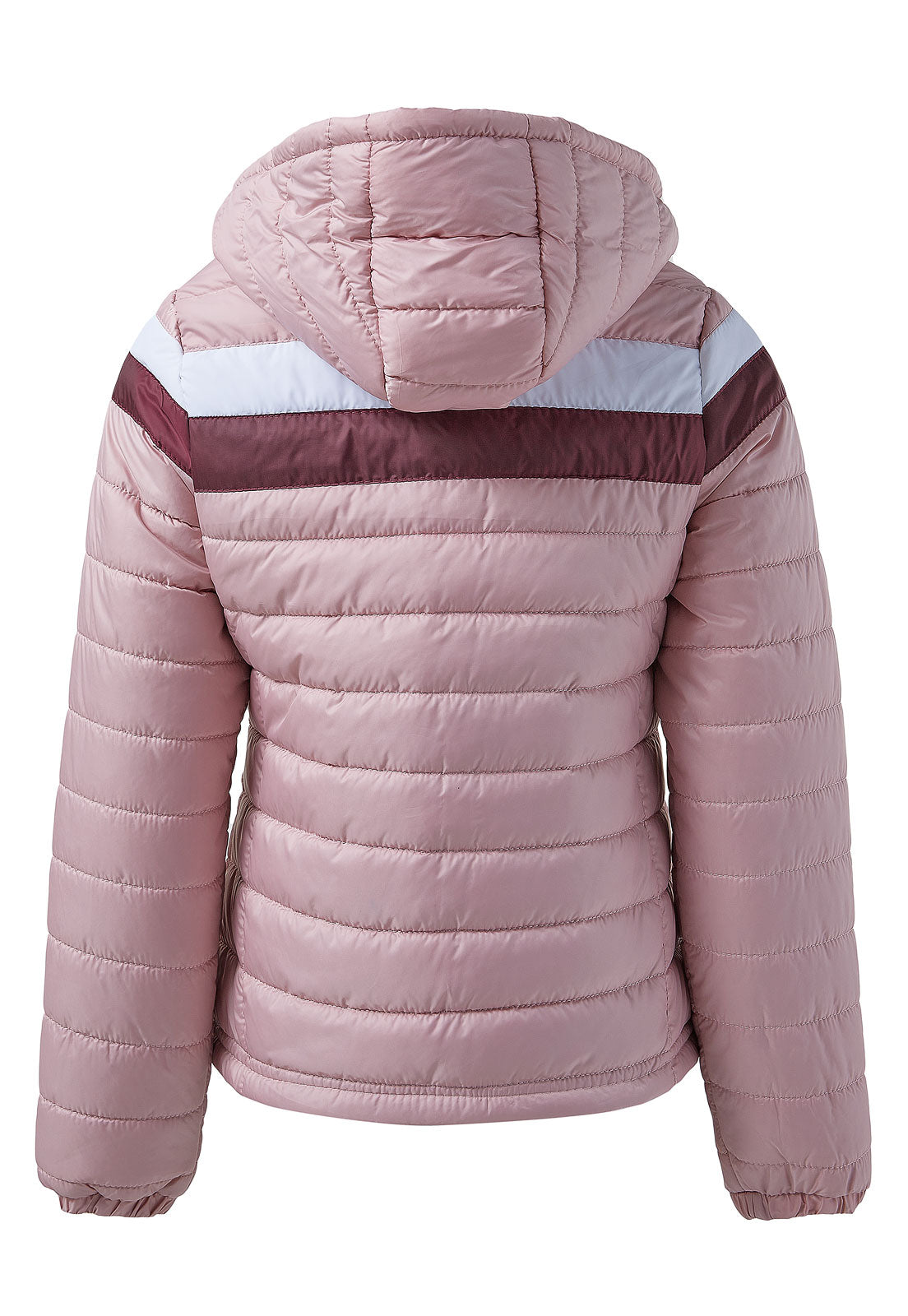 Chaqueta  Mujer corta acolchada, combinada Tellenzi Kasandra Rosado