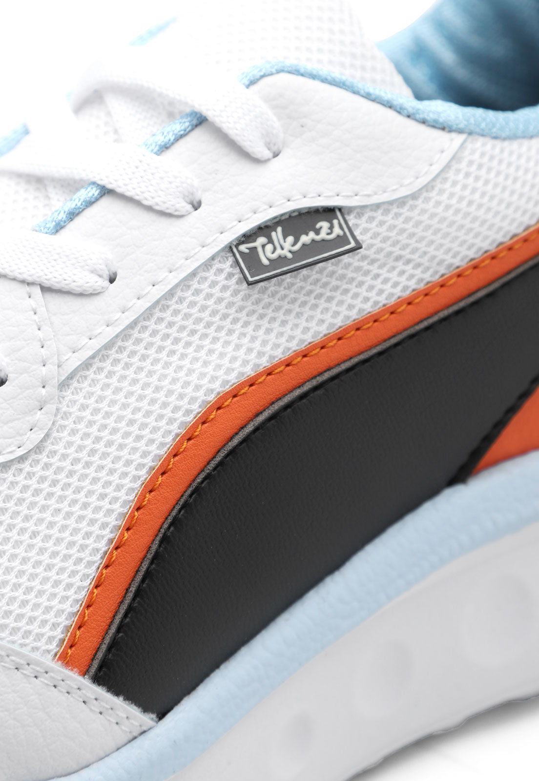 Tenis Dama Blanco-Naranja Tellenzi 5002