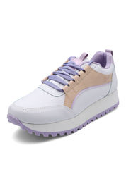 Tenis Dama Blanco*Lila  Tellenzi A033