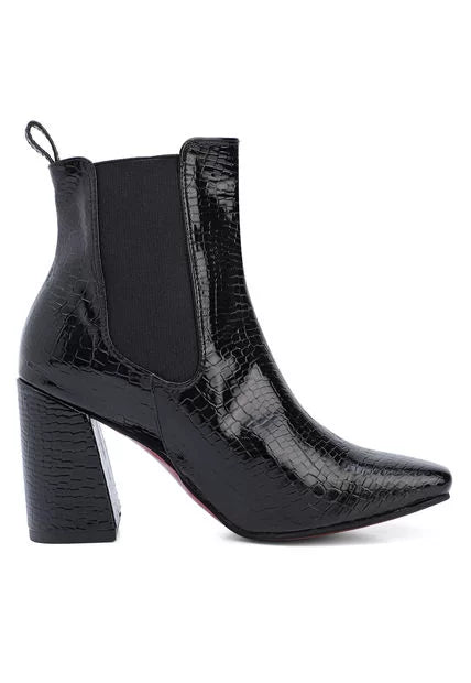 Botin Dama Negro Tellenzi 414