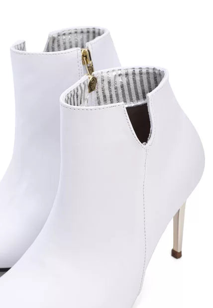 Botin Dama Blanco Tellenzi 421
