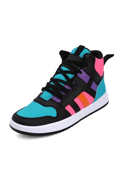 Tenis Tipo Botín Dama Multicolor Tellenzi DP2030